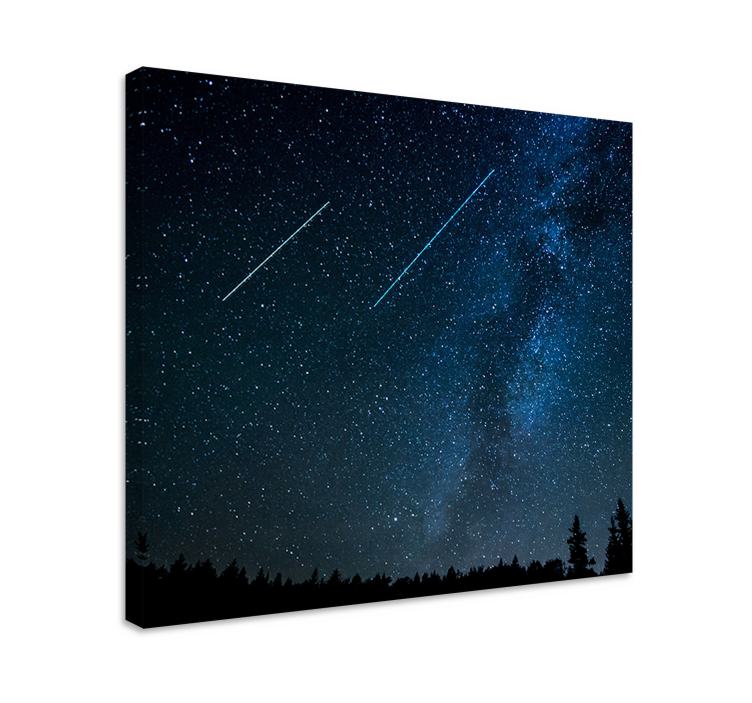 Celestial evening sky landscape canvas - TenStickers