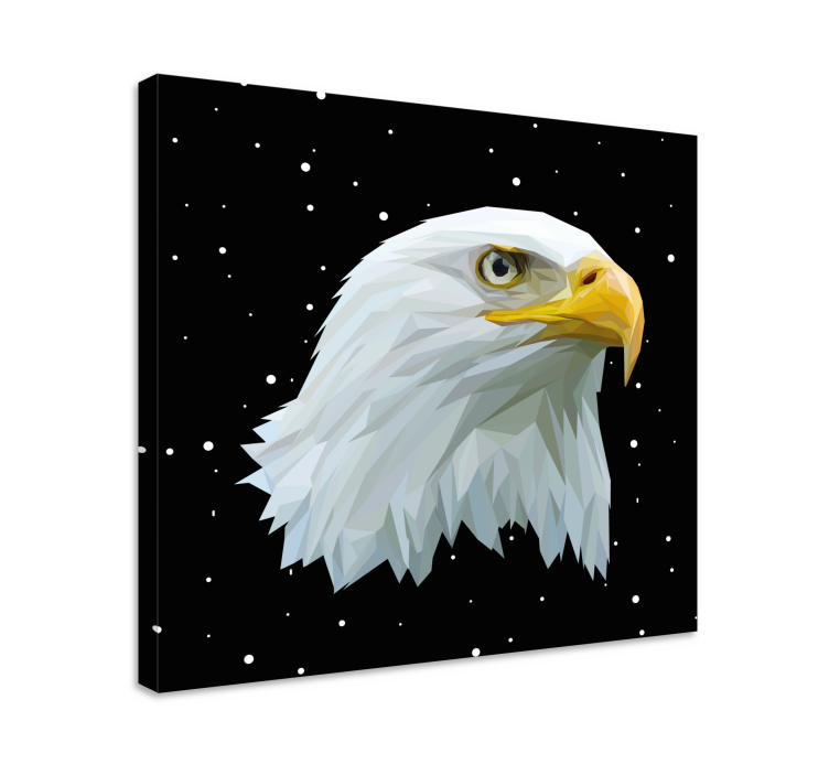Dog wall art eagle portrait - TenStickers