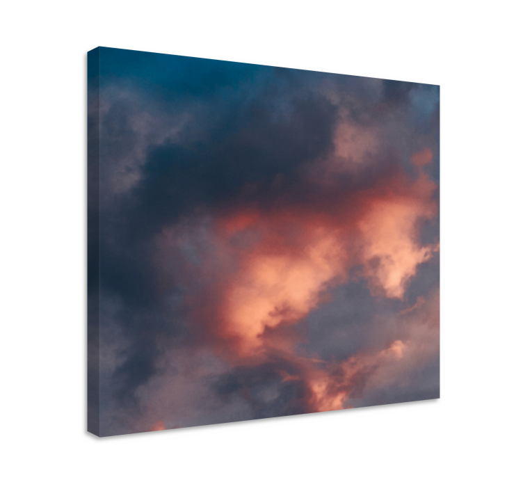 Landscape canvas of dramatic cloud patterns - TenStickers