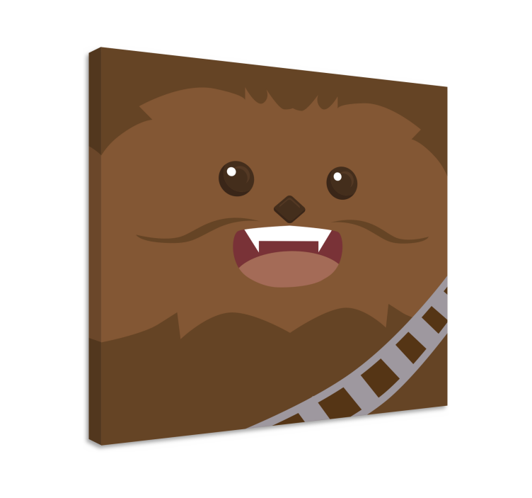 chewie canvas character - TenStickers