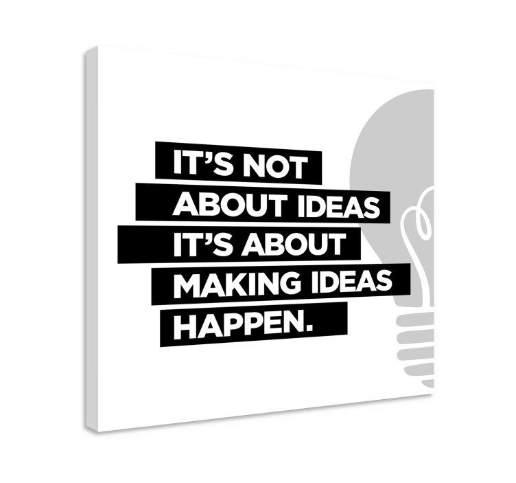 Text about ideas inspirational wall art - TenStickers
