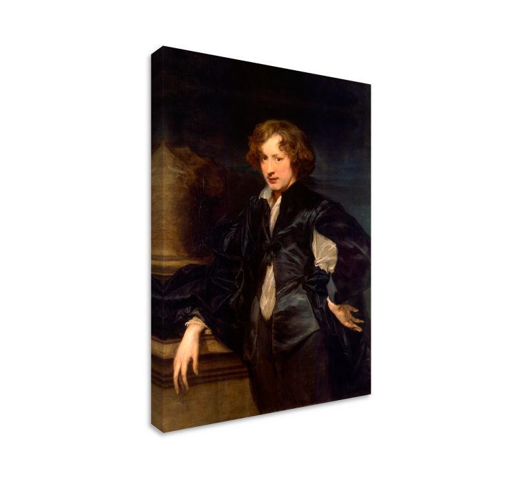 Van Dyck's self portrait canvas wall art - TenStickers