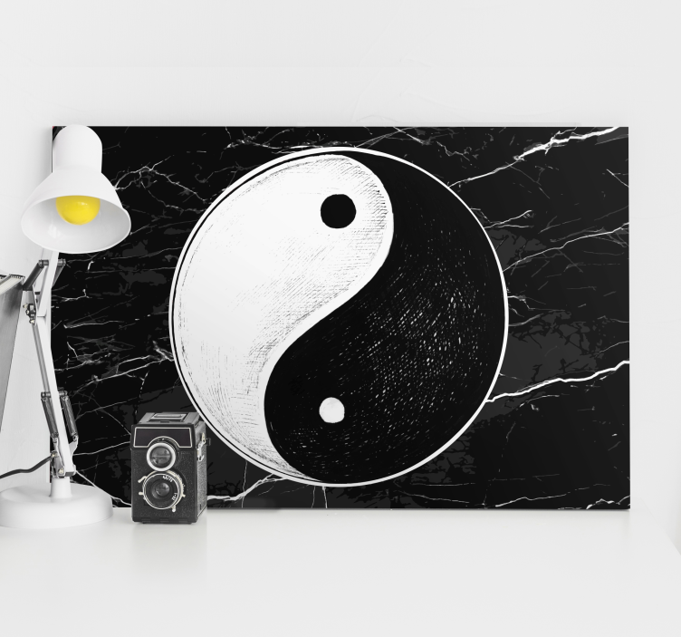Original Yin Yang Balance  home canvas prints - TenStickers