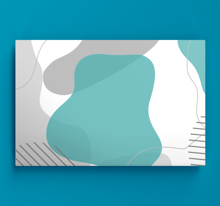 Abstract wall art 1 fluid shapes discovery - TenStickers