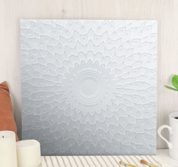 Abstract wall art 1 intricate circular design - TenStickers