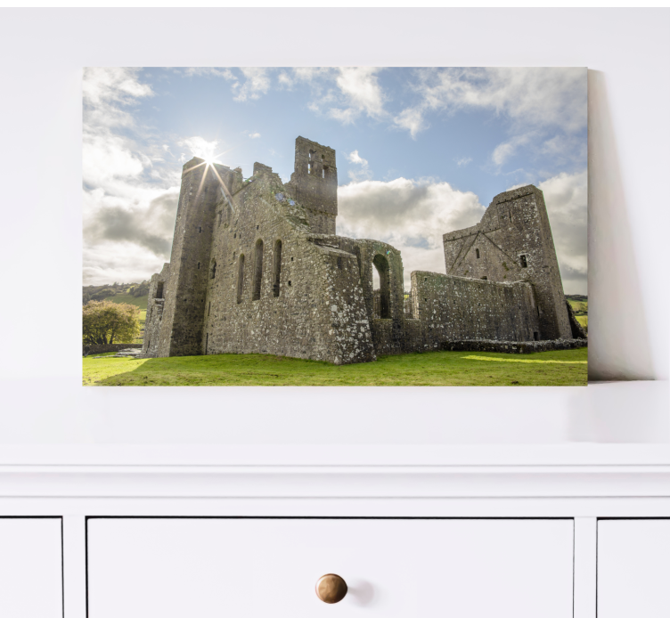 Ancient Stone Ruins cityscape wall art - TenStickers