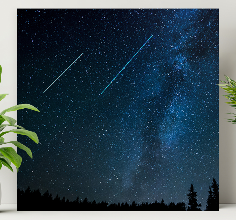 Celestial evening sky landscape canvas - TenStickers