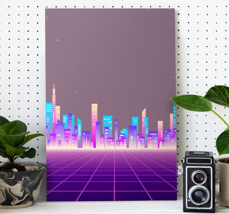 Cityscape wall art sophisticated cityscape - TenStickers