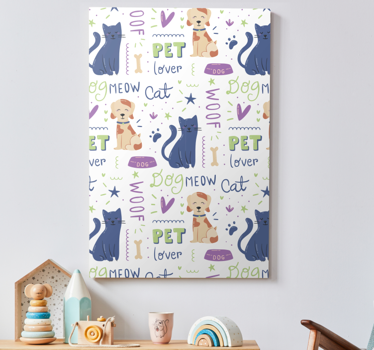 Dog wall art for pet lovers collection - TenStickers