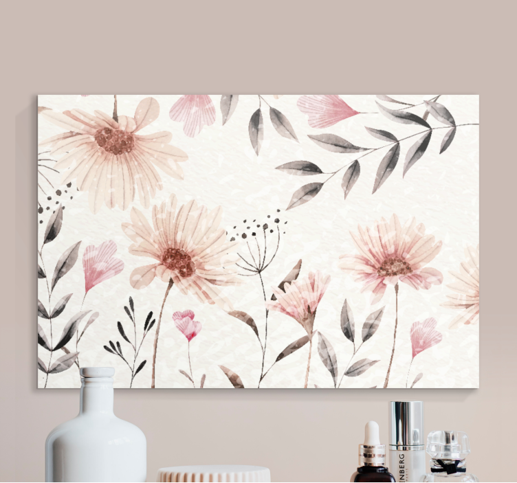 Flowers canvas elegant blossom arrangement - TenStickers