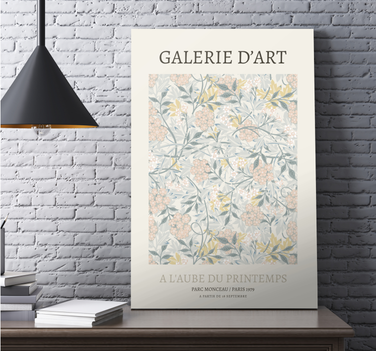 Galerie d'Art poster retro canvas - TenStickers