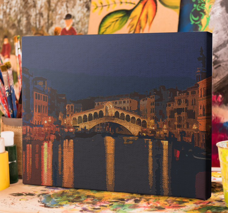 Grand canal Venice city canvas prints - TenStickers