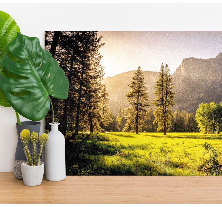 Landscape canvas majestic mountain scenery - TenStickers