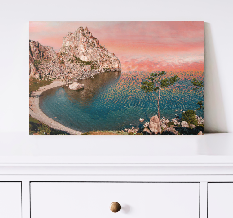 Landscape canvas seaside rock formation - TenStickers