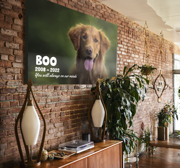 Pet epitaph living room wall art - TenStickers