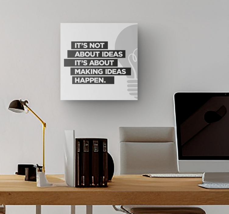 Text about ideas inspirational wall art - TenStickers