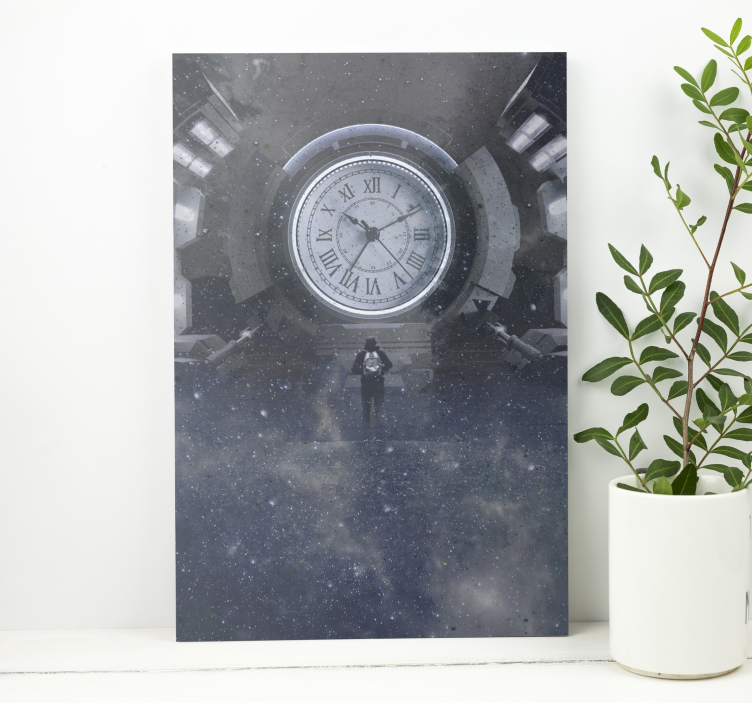 Time Travel Journey music canvas art - TenStickers