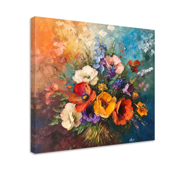 Flower bouquet Canvas print art - TenStickers