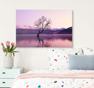 Autumn tree with crows Tree canvas print - TenStickers