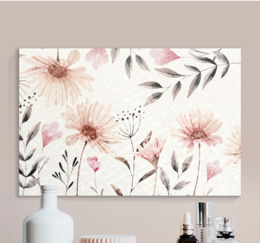 Flowers canvas elegant blossom arrangement - TenStickers