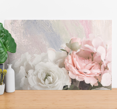 Flowers canvas floral blossom display - TenStickers