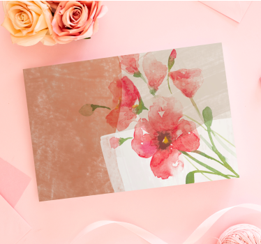 Flowers canvas soft blossom arrangement - TenStickers