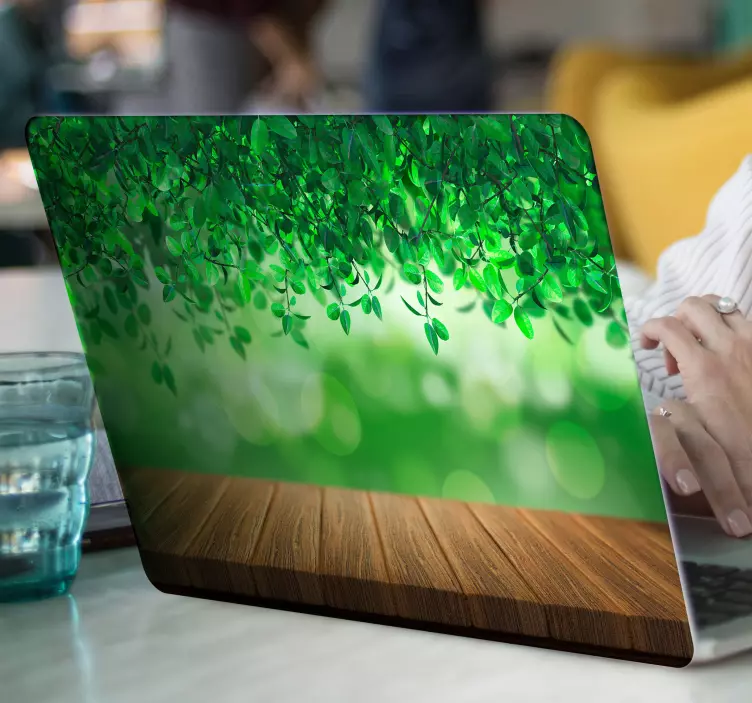3D Nature Laptop Wall Mural sticker - TenStickers