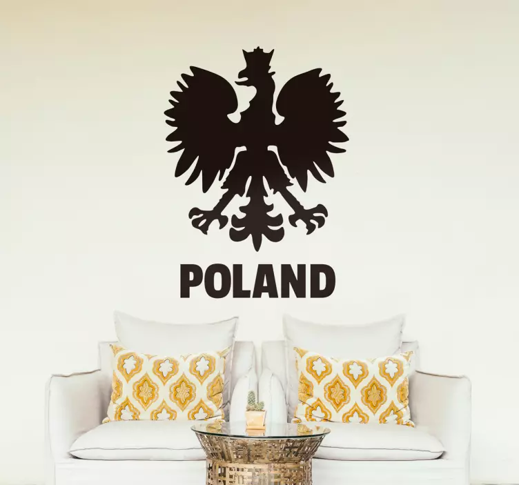 Poland coat of arms  Car Sticker - TenStickers