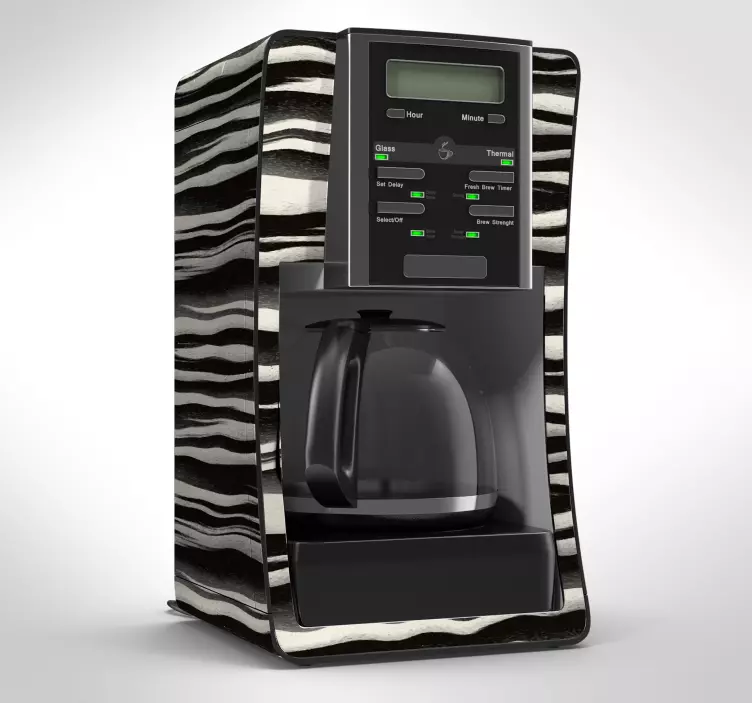 Zebra Skin Furniture Sticker - TenStickers