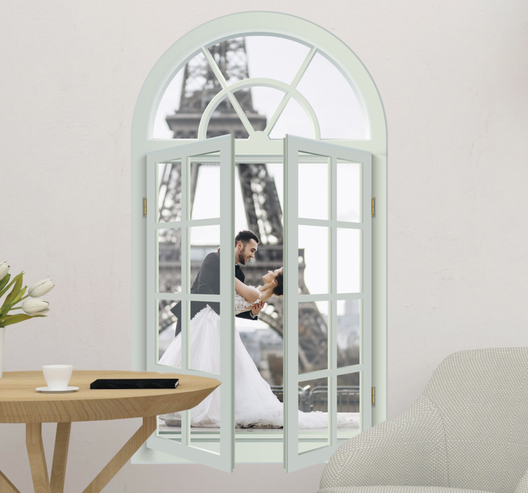 Window view  Wall Mural sticker - TenStickers