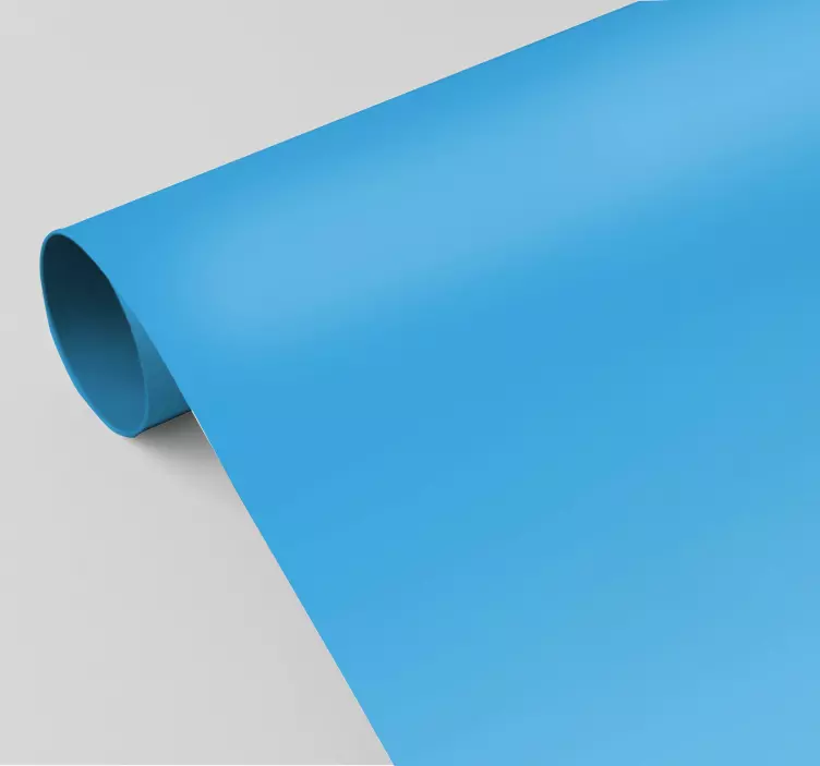 Blue plain color wall vinyl - TenStickers