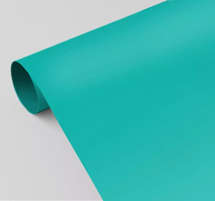 Turquoise  plain vinyl sticker - TenStickers