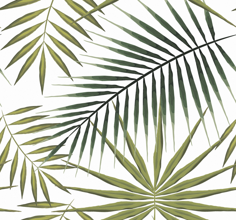 Palm Leaves furniture decal   - TenStickers