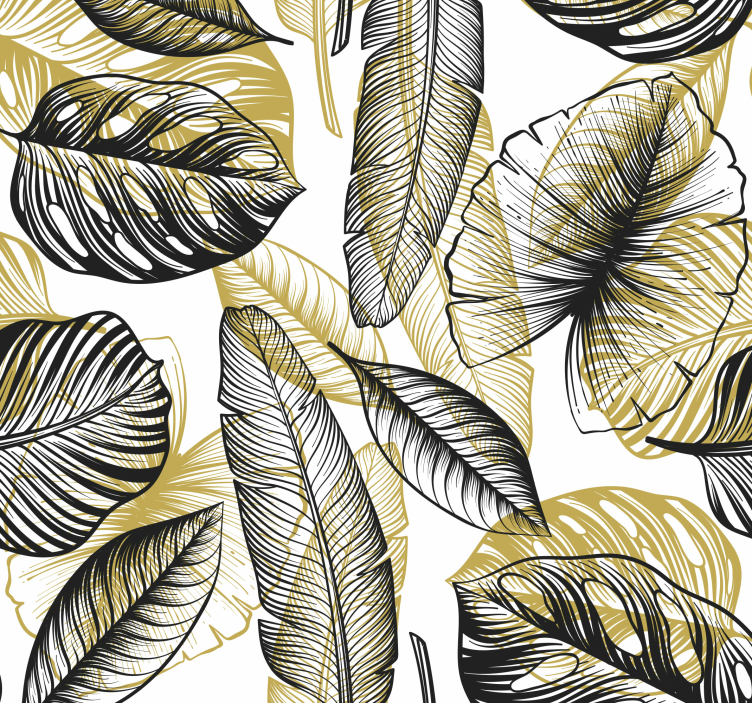 Elegant Tropical Plants furniture decal   - TenStickers