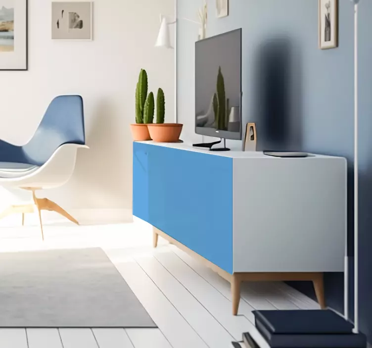 Azul claro furniture decal - TenStickers