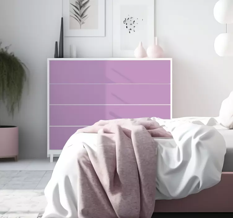  Flat Pink furniture decal   - TenStickers