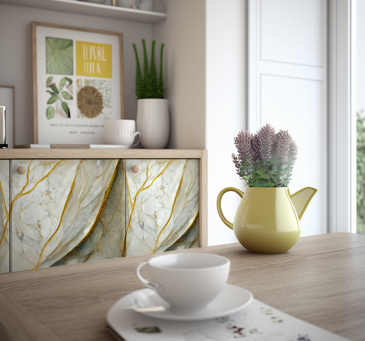 luxury marble furniture decal   - TenStickers