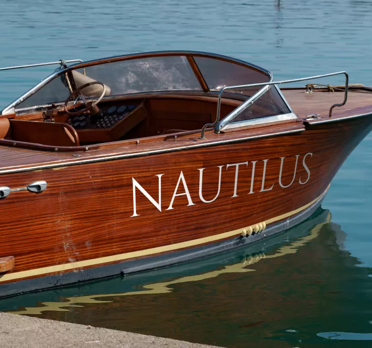 Latin typography custom sticker - TenStickers