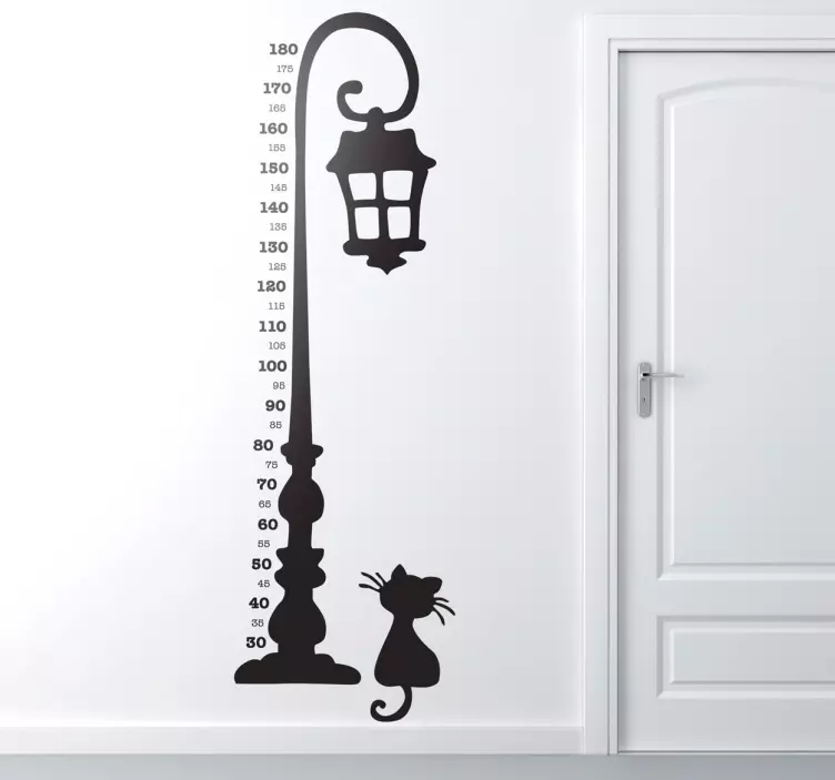 Track Your Growth: Fun Height Chart Sticker - TenStickers