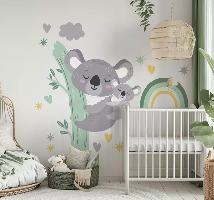 Happy koalas wall stickers children's room - TenStickers