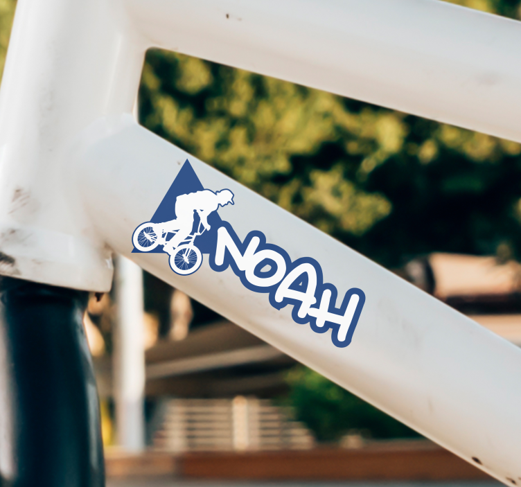 BMX name bike sticker with name - TenStickers