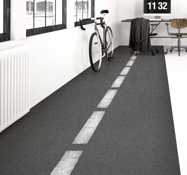 A road floor sticker - TenStickers