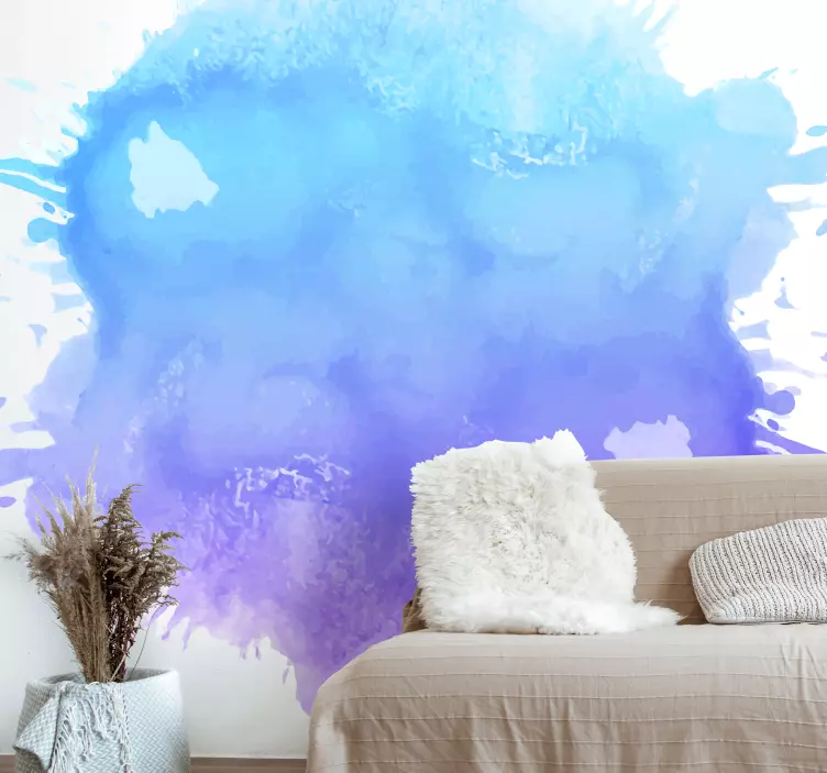Abstract splash colors decoration wall sticker - TenStickers