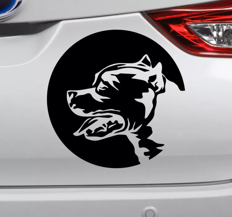 American Stafford-shire Terrier Car decal - TenStickers