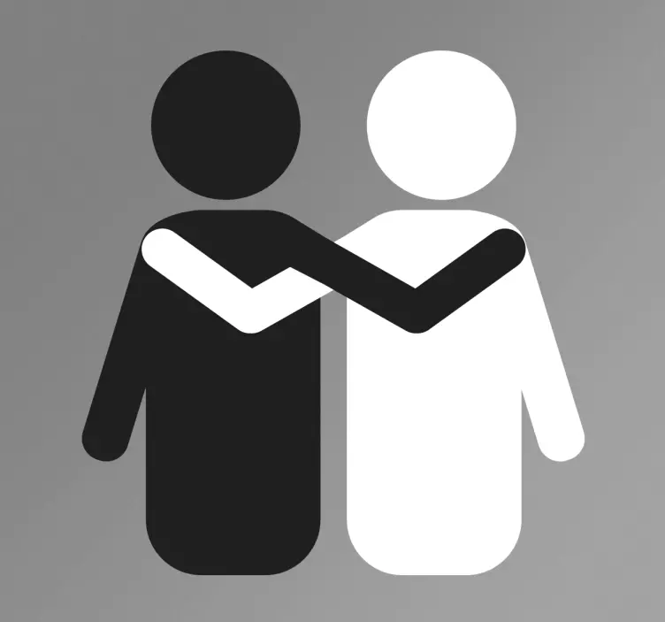 Anti-Racism Decorative Wall Sticker - TenStickers