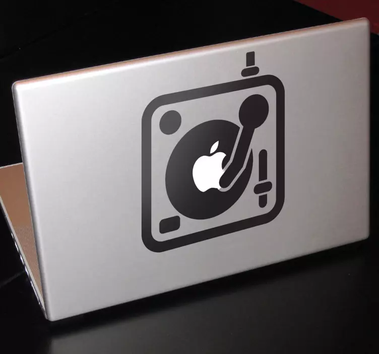 Apple DJ Mixer MacBook Sticker - TenStickers