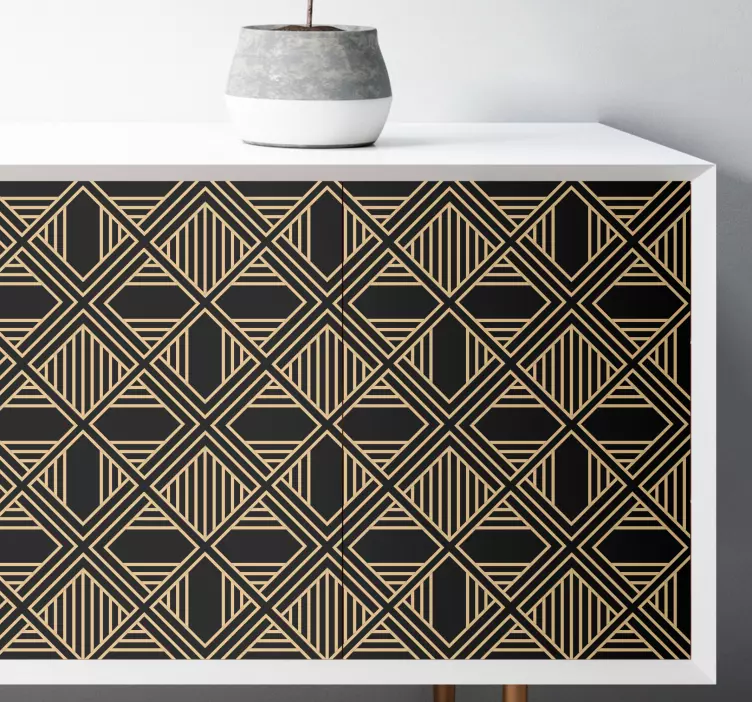 Art deco Great Gatsby  pattern furniture sticker - TenStickers