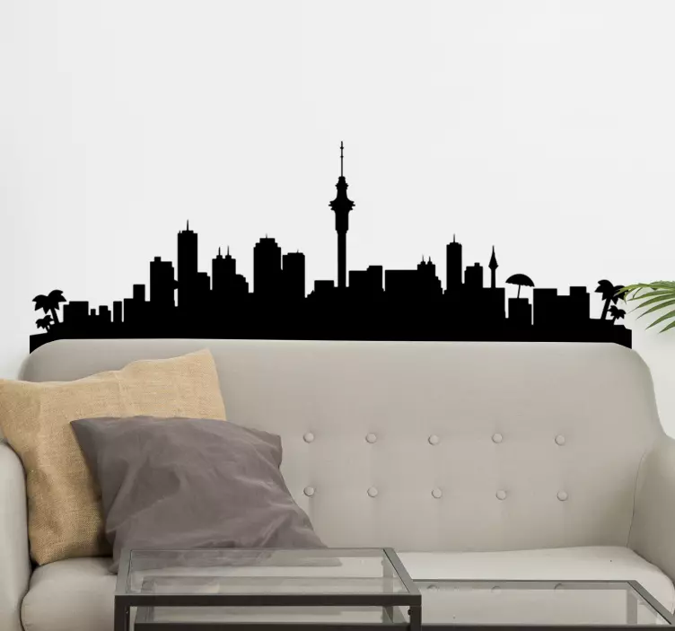 Auckland landscape wall sticker - TenStickers
