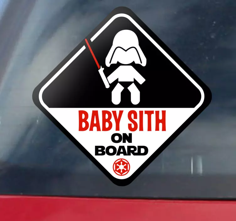 Baby Sith on Board Sticker - TenStickers