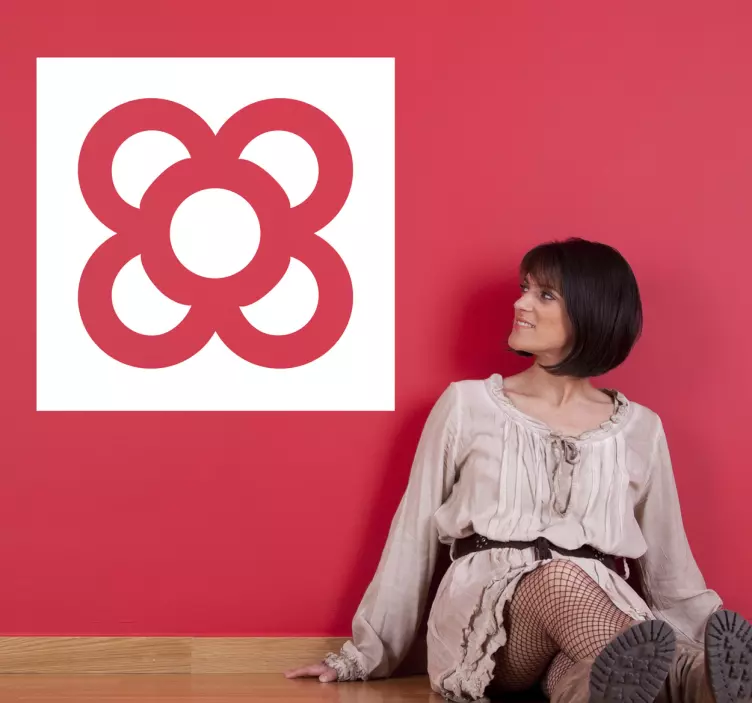 Barcelona panot wall sticker - TenStickers